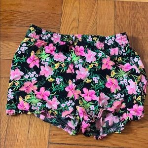 Floral kids shorts